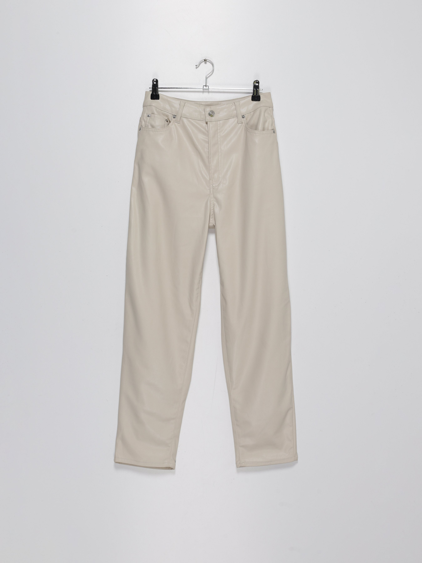 Штани H&M модель 0956880_молочний Штани H&M модель 0956880_молочний Фото