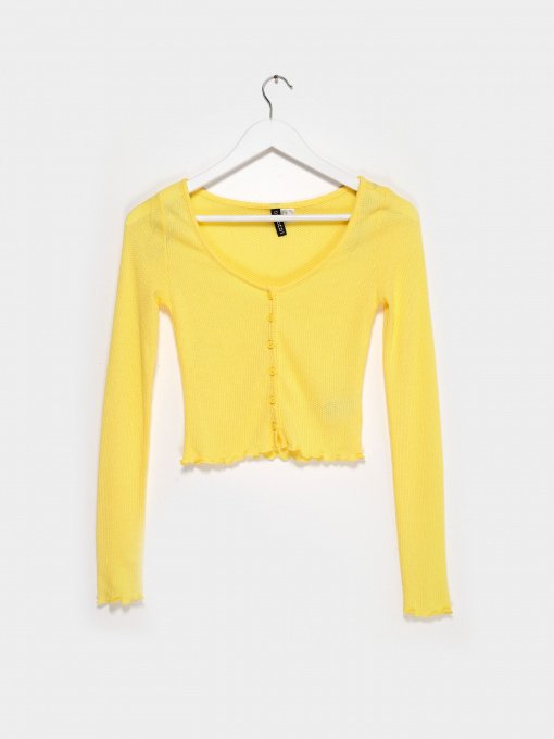 Свитры и кардиганы H&M модель 0980561_жовтий Фото