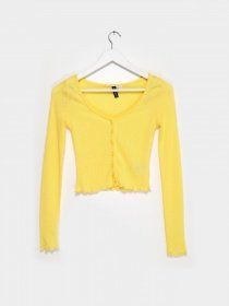 Светри та кардигани H&M модель 0980561_жовтий Фото