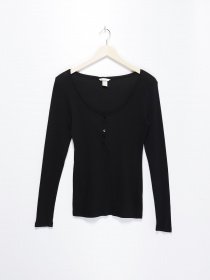 Худи и свитшоты H&M модель 0237222_чорний Фото