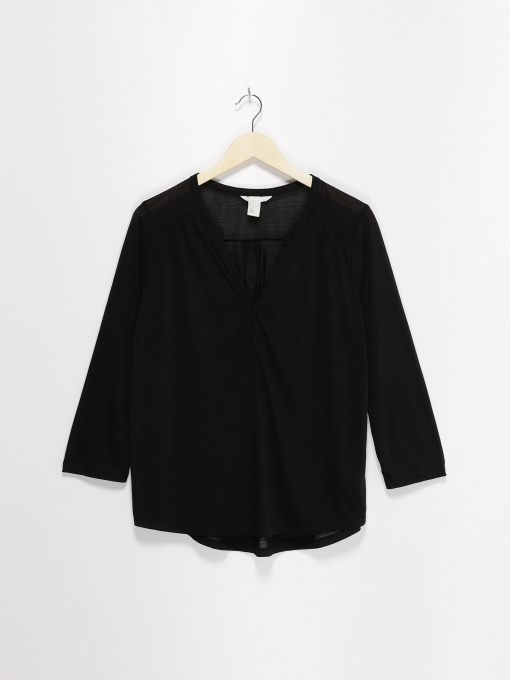 Худи и свитшоты H&M модель 0308061_чорний Фото