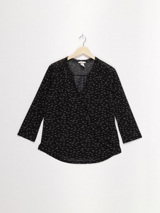Худи и свитшоты H&M модель 0308061_чорний комб. Фото