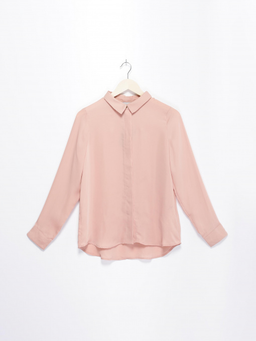 Рубашки H&M модель 0308752_бежевий Фото