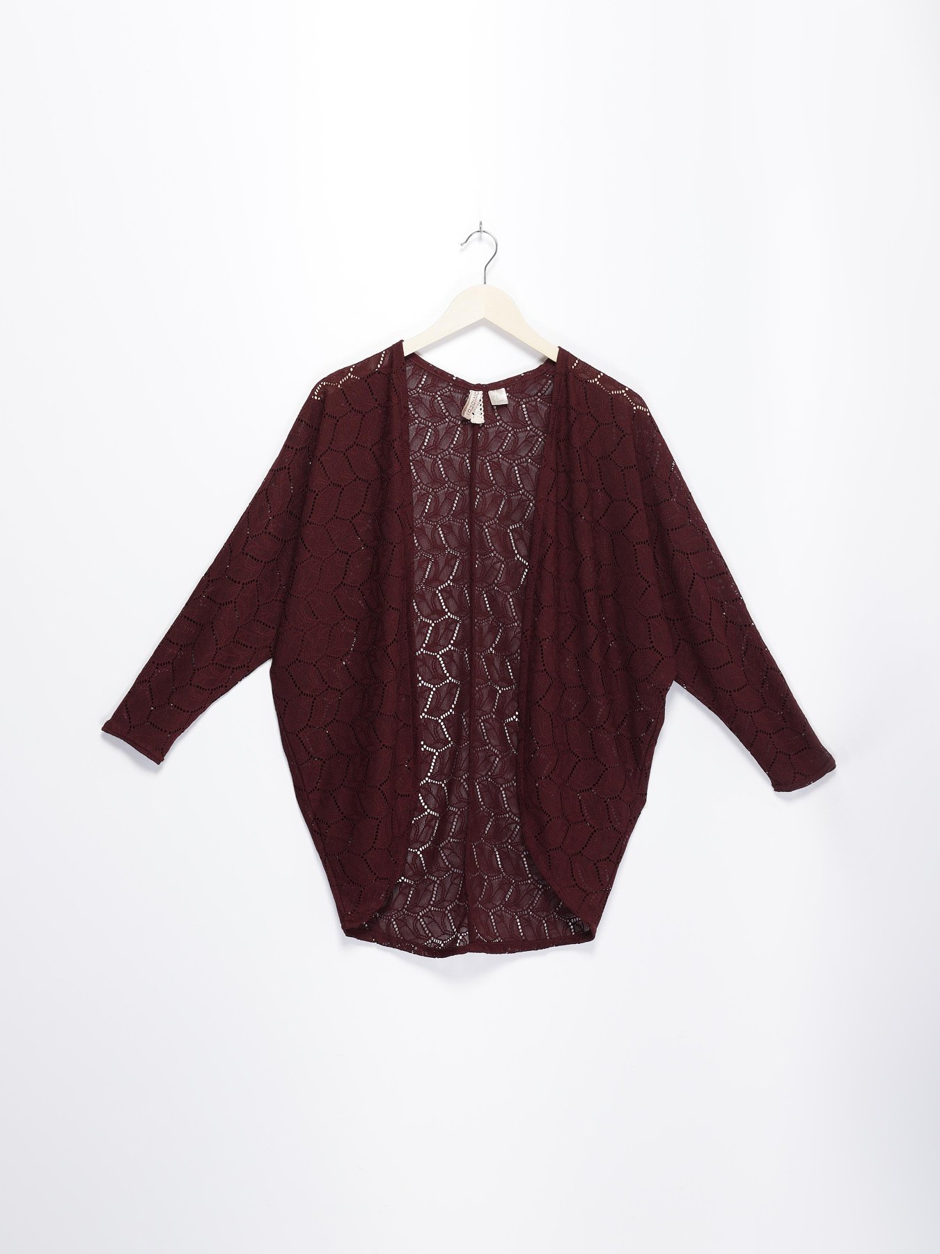 Светри та кардигани H&M модель 0317879_т.бордовий Фото