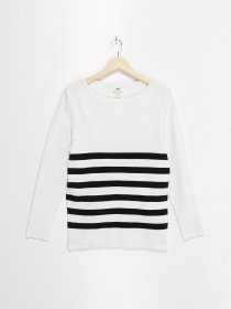 Свитры и кардиганы H&M модель 0340654_білий комб. Фото