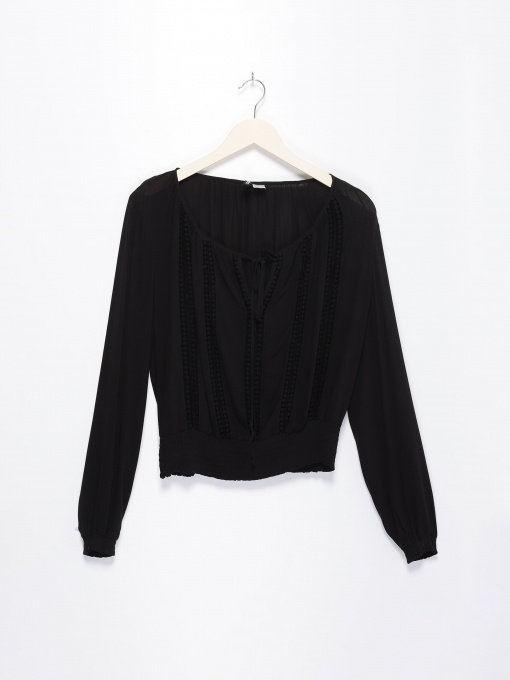 Рубашки H&M модель 0354242_чорний Фото