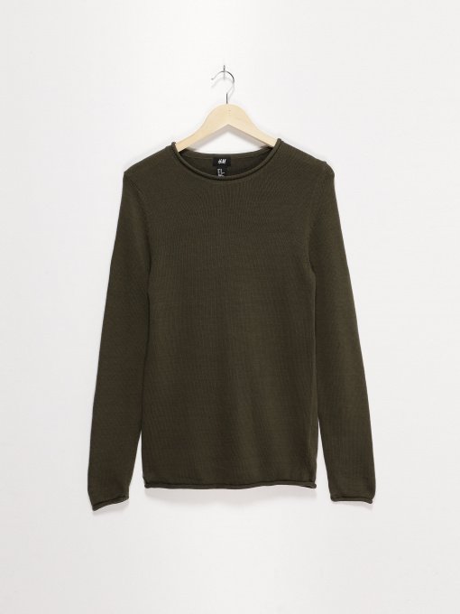 Свитры и кардиганы H&M модель 0357770_хакі Фото