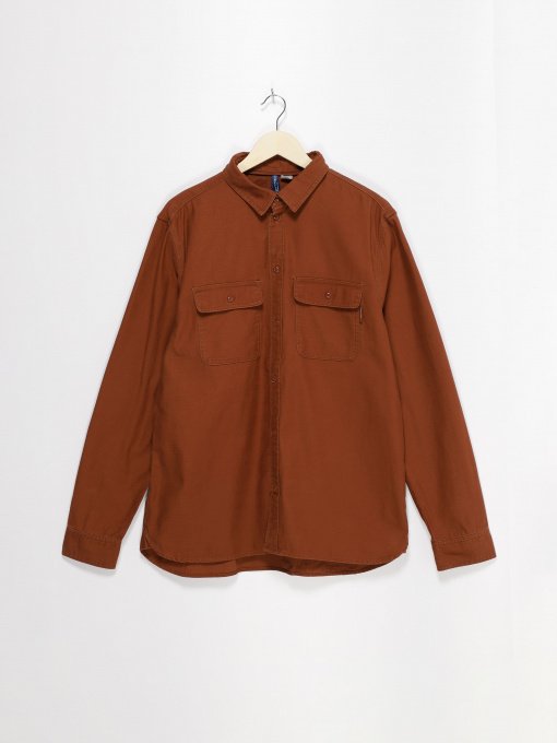 Сорочки H&M модель 0379457_коричневий Фото