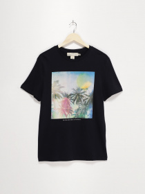Футболки і поло H&M модель 0394674_т.синій комб. Фото