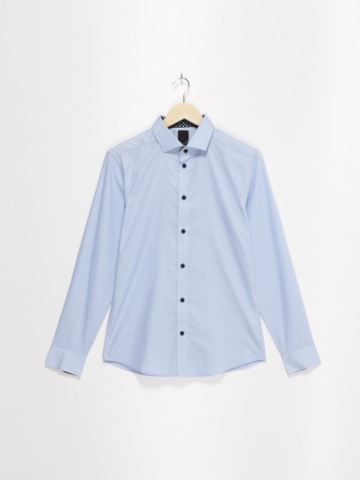 Сорочки H&M модель 0395127_блакитний Фото