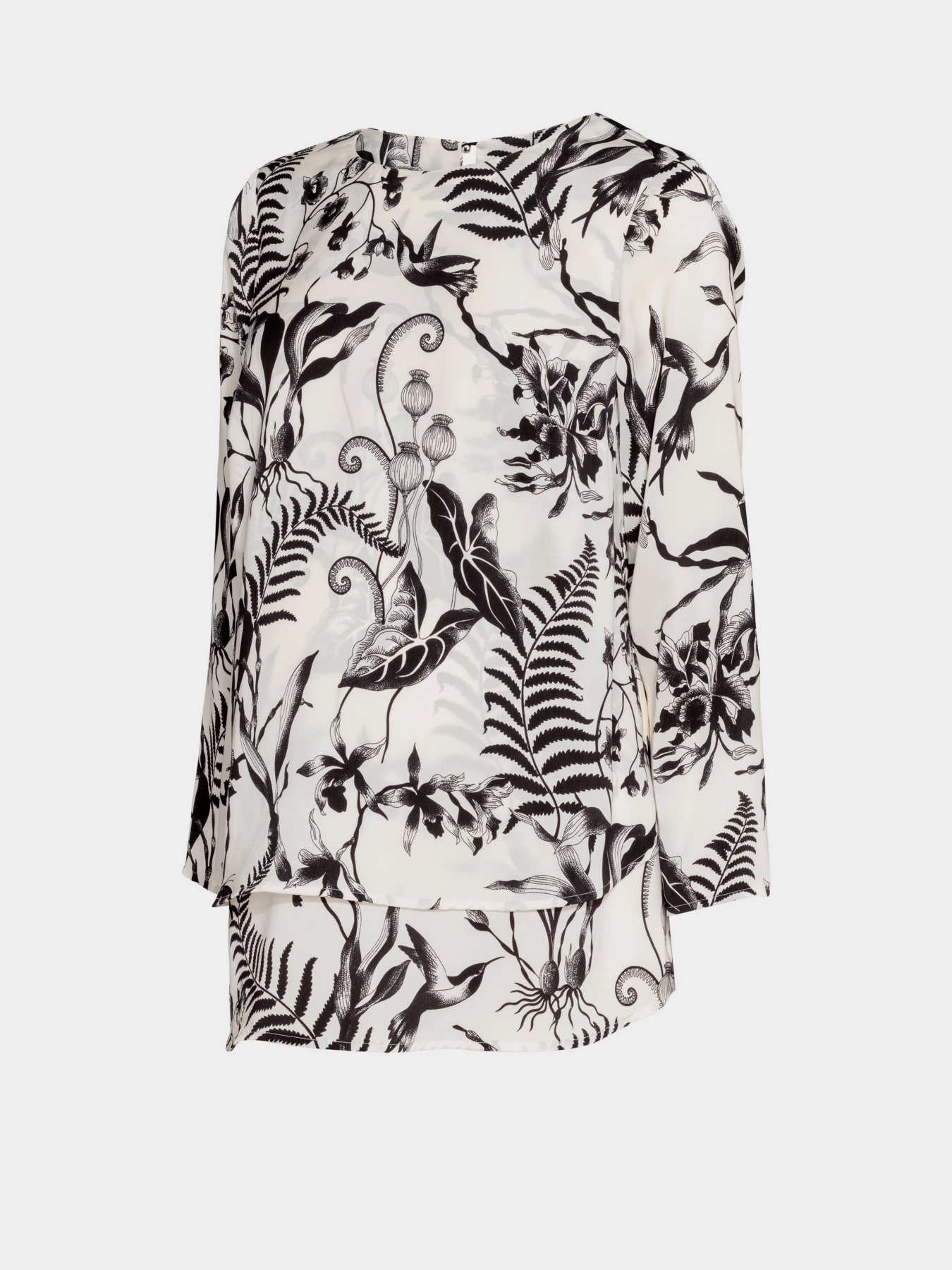 Рубашки H&M модель 0586650_білий з чорним Фото