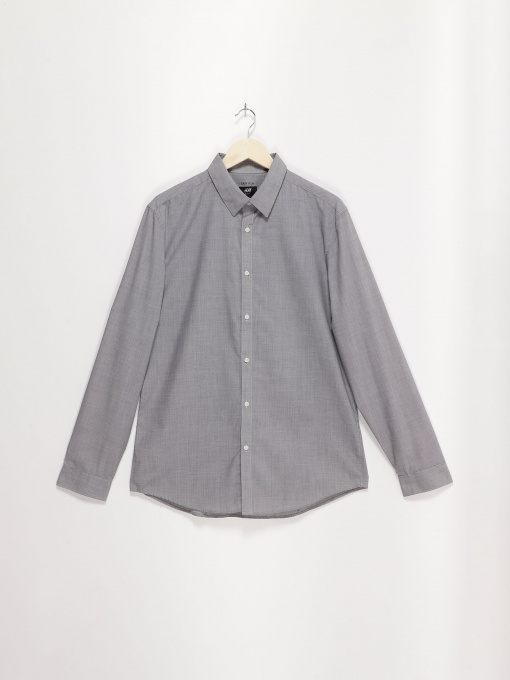 Рубашки H&M модель 0400531_сірий Фото
