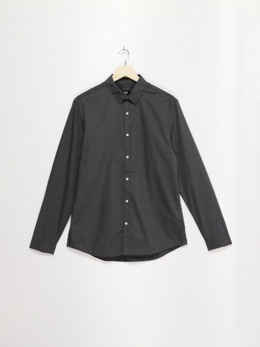 Рубашки H&M модель 0400531_т.сірий комб. Фото