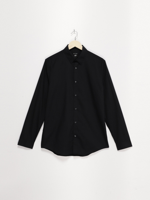 Рубашки H&M модель 0400531_чорний Фото
