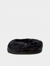 Шарфи та хустки Hitec Rine модель RINE-BLACK/NEON LEAVES Фото