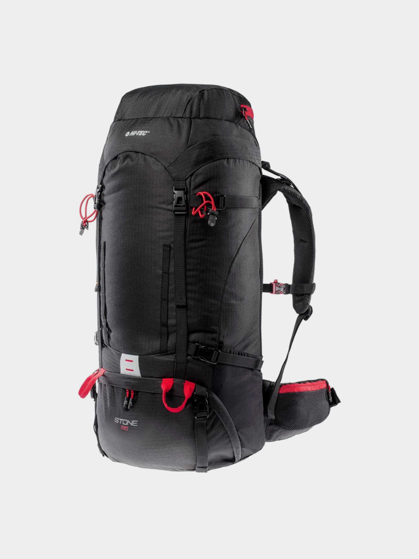 Рюкзаки Hitec Stone 65 модель STONE 65-BLACK/HIGH RISK RED Фото