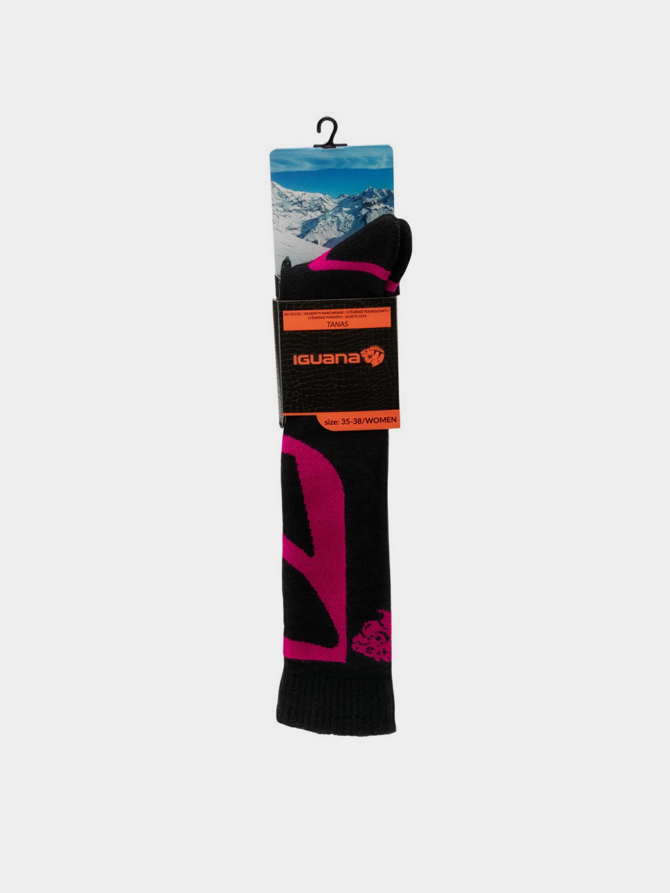 Шкарпетки та гольфи Iguana Tanas модель TANAS-BLACK/CORAL Шкарпетки та гольфи Iguana Tanas модель TANAS-BLACK/CORAL Фото