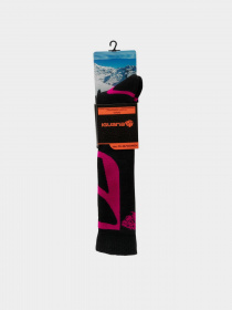 Шкарпетки та гольфи Iguana Tanas модель TANAS-BLACK/CORAL Фото