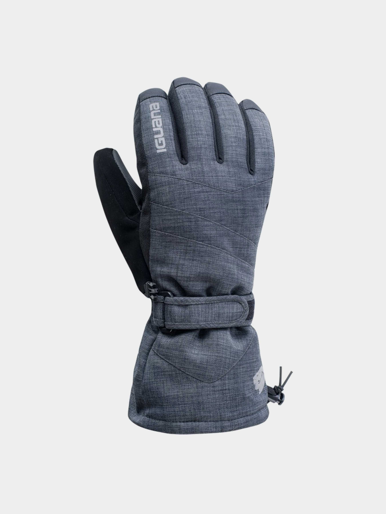 Перчатки и варежки Iguana Axel модель AXEL-DARK GREY MELANGE/BLACK Фото