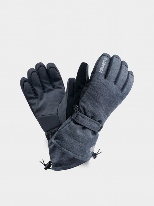 Рукавиці та рукавички Iguana Axel модель AXEL-DARK GREY MELANGE/BLACK Фото