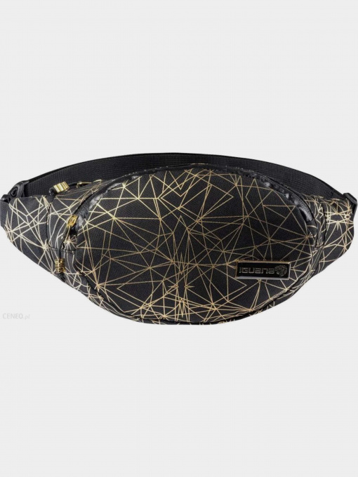 Сумки Iguana Monedero модель MONEDERO-BLACK/GOLD PRINT Фото
