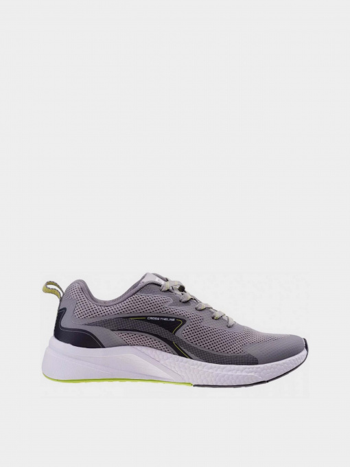 Кросівки IQ Greton модель GRETON-MID GREY/DARK GREY/LIME Фото
