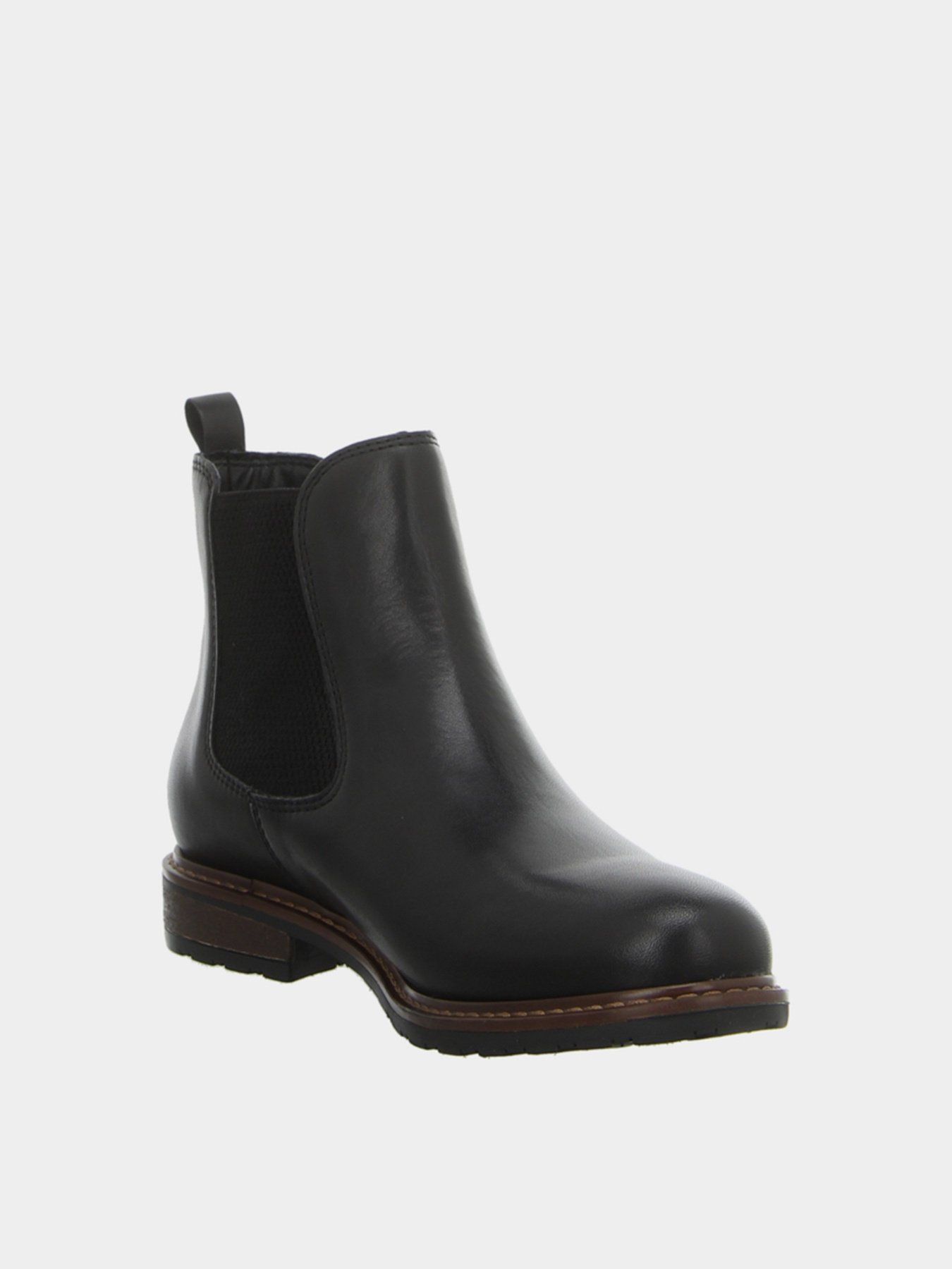 Ботинки и сапоги Tamaris модель 1-1-25056-29 003 BLACK LEATHER Ботинки и сапоги Tamaris модель 1-1-25056-29 003 BLACK LEATHER Фото