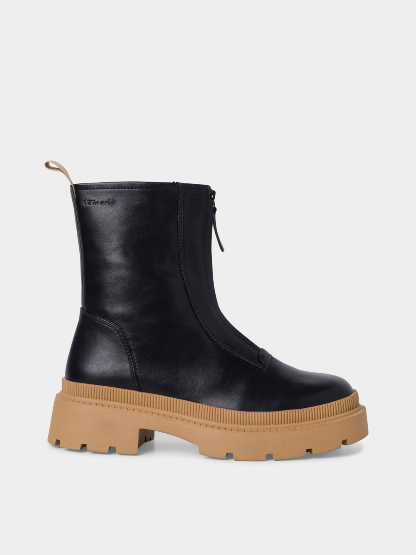 Ботинки и сапоги Tamaris модель 1-1-25406-29 031 BLACK/CAMEL Ботинки и сапоги Tamaris модель 1-1-25406-29 031 BLACK/CAMEL Фото