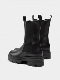 Ботинки и сапоги Tamaris Chelsea модель 1-1-25498-29 003 BLACK LEATHER Фото