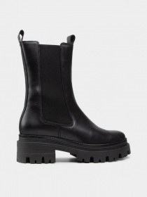 Ботинки и сапоги Tamaris Chelsea модель 1-1-25498-29 003 BLACK LEATHER Фото