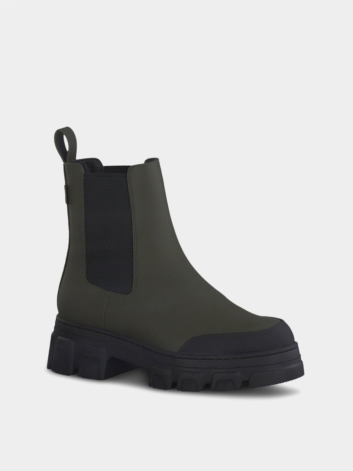 Черевики та чоботи Tamaris модель 1-1-25921-29 710 OLIVE/BLACK Фото