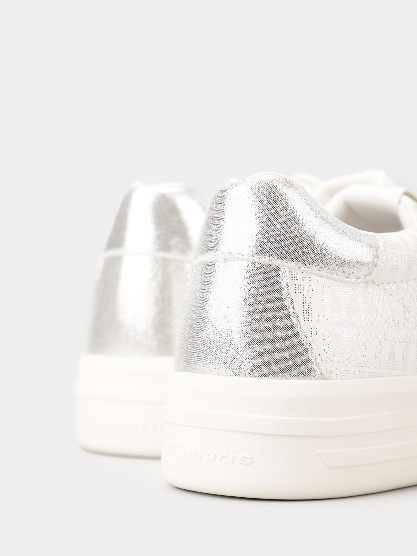 Кеди Tamaris модель 1-1-23750-20 199 WHITE METALLIC Кеди Tamaris модель 1-1-23750-20 199 WHITE METALLIC Фото