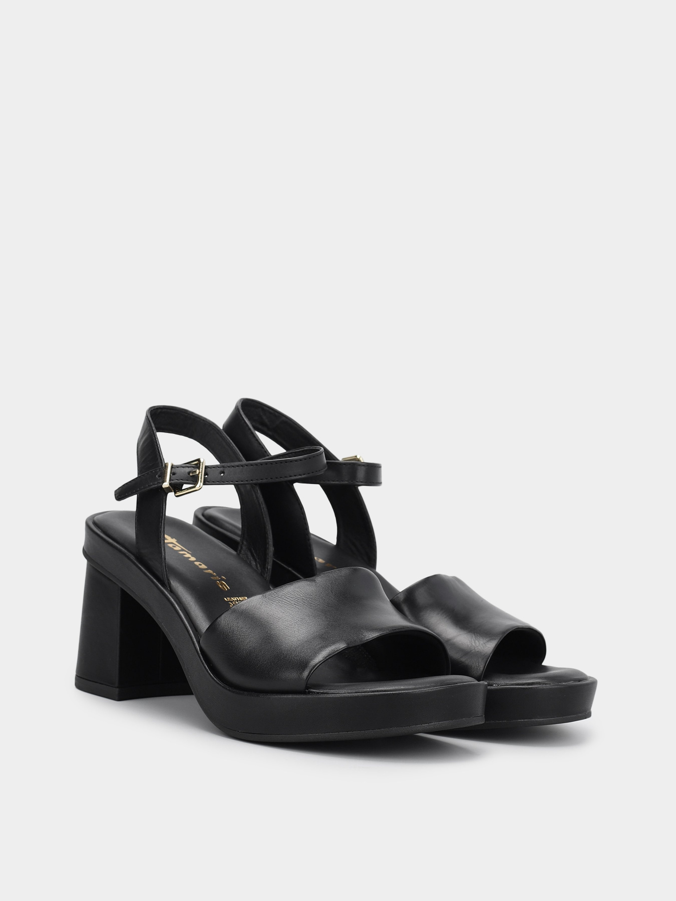 Босоножки Tamaris модель 1-1-28075-20 003 BLACK LEATHER Босоножки Tamaris модель 1-1-28075-20 003 BLACK LEATHER Фото