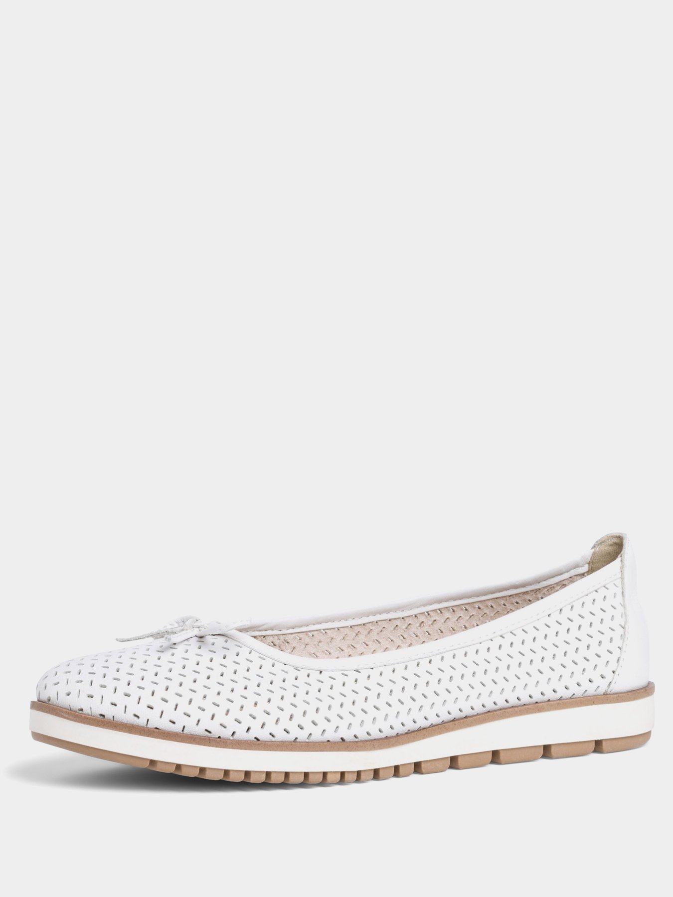 Туфлі та лофери Tamaris модель 1-1-22121-26 117 WHITE LEATHER Фото