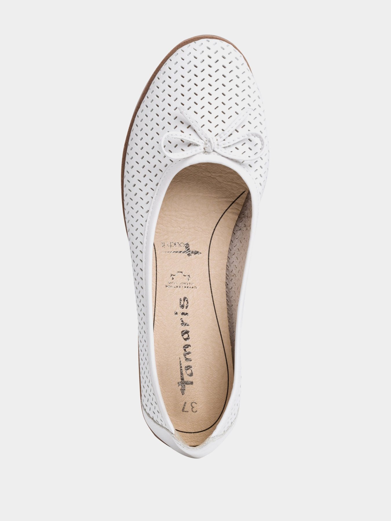 Туфлі та лофери Tamaris модель 1-1-22121-26 117 WHITE LEATHER Фото