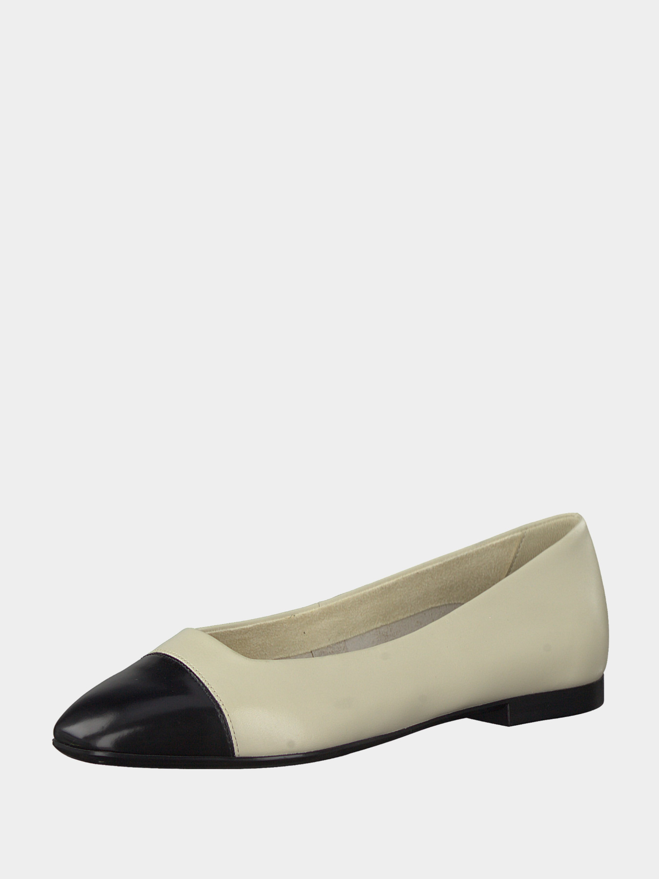 Туфли и лоферы Tamaris модель 1-1-22105-26 223 IVORY/BLACK Туфли и лоферы Tamaris модель 1-1-22105-26 223 IVORY/BLACK Фото