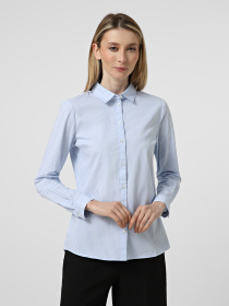 Рубашки JDY MIO L/S SHIRT модель 15149877_Cashmere Blue SMALL WHITE Фото
