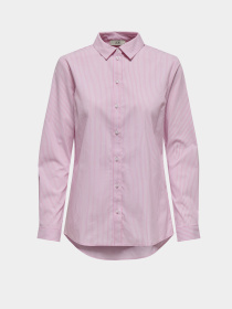 Рубашки JDY MIO L/S SHIRT модель 15149877_Shocking Pink SMALL WHITE Фото