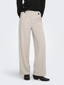 Брюки JDY GEGGO LIFE NEW LONG PANT модель 15208430_Chateau Gray BLACK BUTTONS Фото