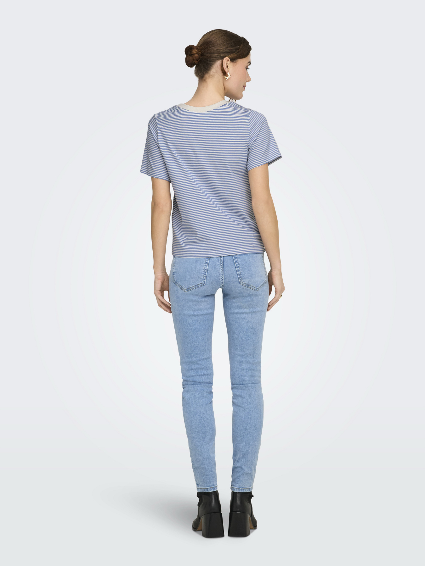 Футболки і поло JDY PISA S/S PRINT TOP модель 15298612_Ebb And Flow CD STRIPES AN Фото