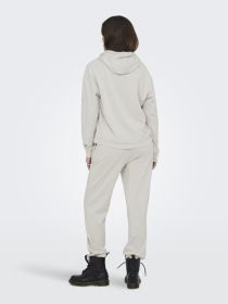 Худи и свитшоты JDY AMALFI LIFE L/S HOOD SWEAT модель 15356341_Oatmeal MELANGE Фото