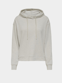 Худи и свитшоты JDY AMALFI LIFE L/S HOOD SWEAT модель 15356341_Oatmeal MELANGE Фото