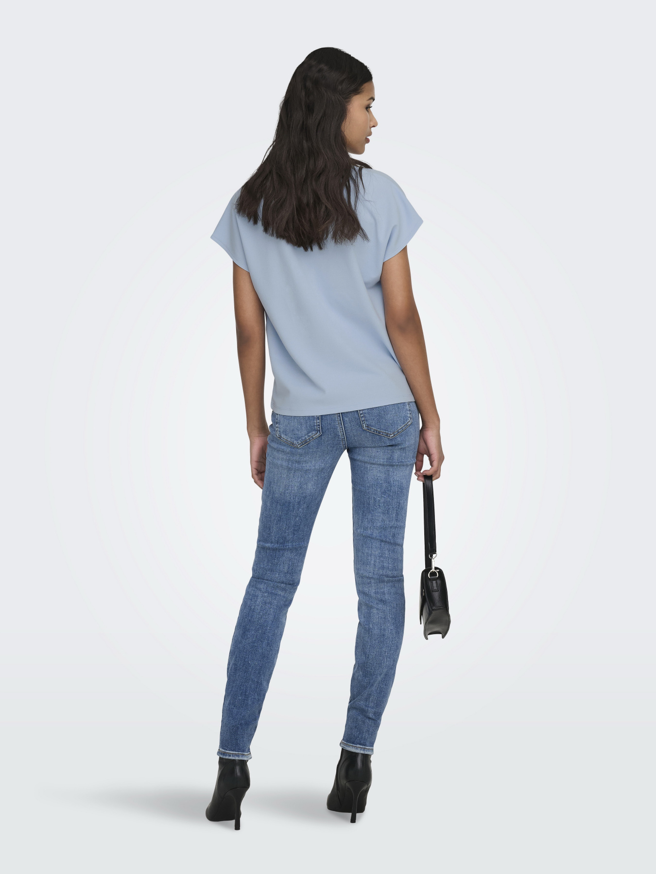 Футболки и поло JDY JOY LIFE S/S TOP модель 15363209_Cashmere Blue Футболки и поло JDY JOY LIFE S/S TOP модель 15363209_Cashmere Blue Фото