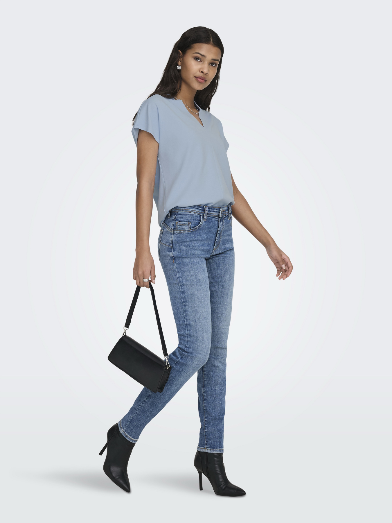 Футболки и поло JDY JOY LIFE S/S TOP модель 15363209_Cashmere Blue Футболки и поло JDY JOY LIFE S/S TOP модель 15363209_Cashmere Blue Фото