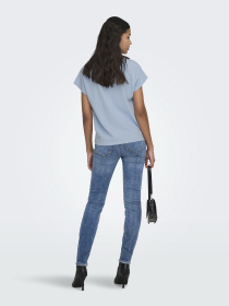 Футболки и поло JDY JOY LIFE S/S TOP модель 15363209_Cashmere Blue Фото