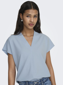 Футболки и поло JDY JOY LIFE S/S TOP модель 15363209_Cashmere Blue Фото