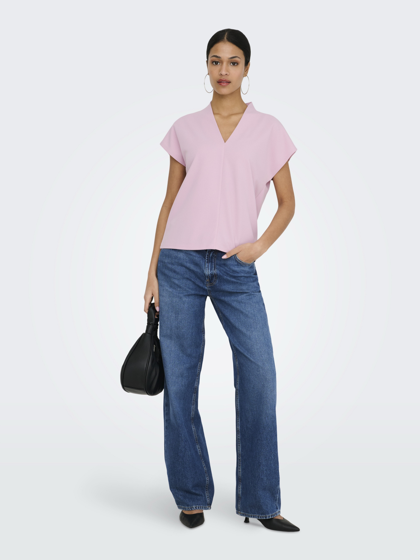 Футболки и поло JDY JOY LIFE S/S TOP модель 15363209_Fragrant Lilac Фото