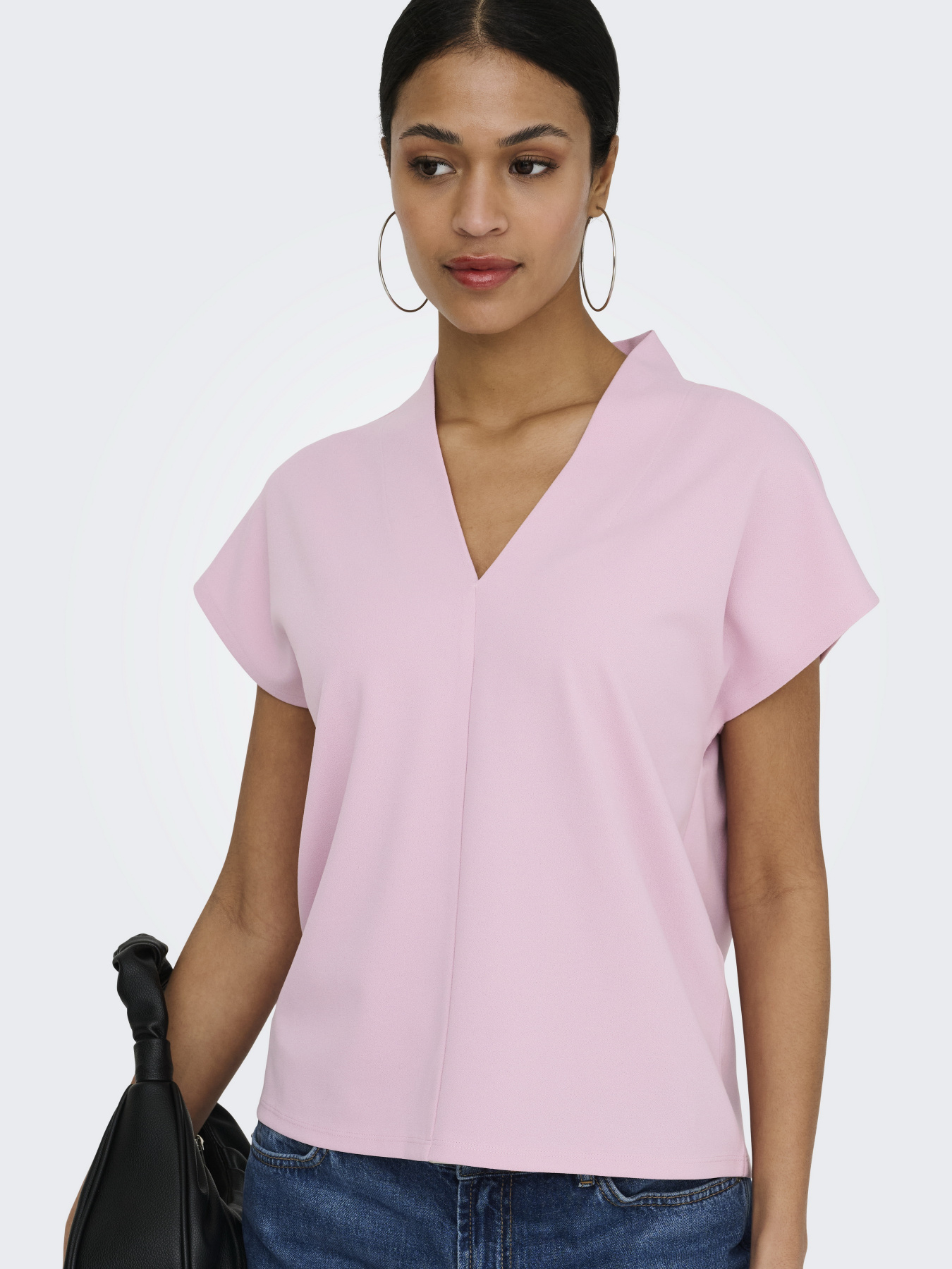 Футболки и поло JDY JOY LIFE S/S TOP модель 15363209_Fragrant Lilac Фото