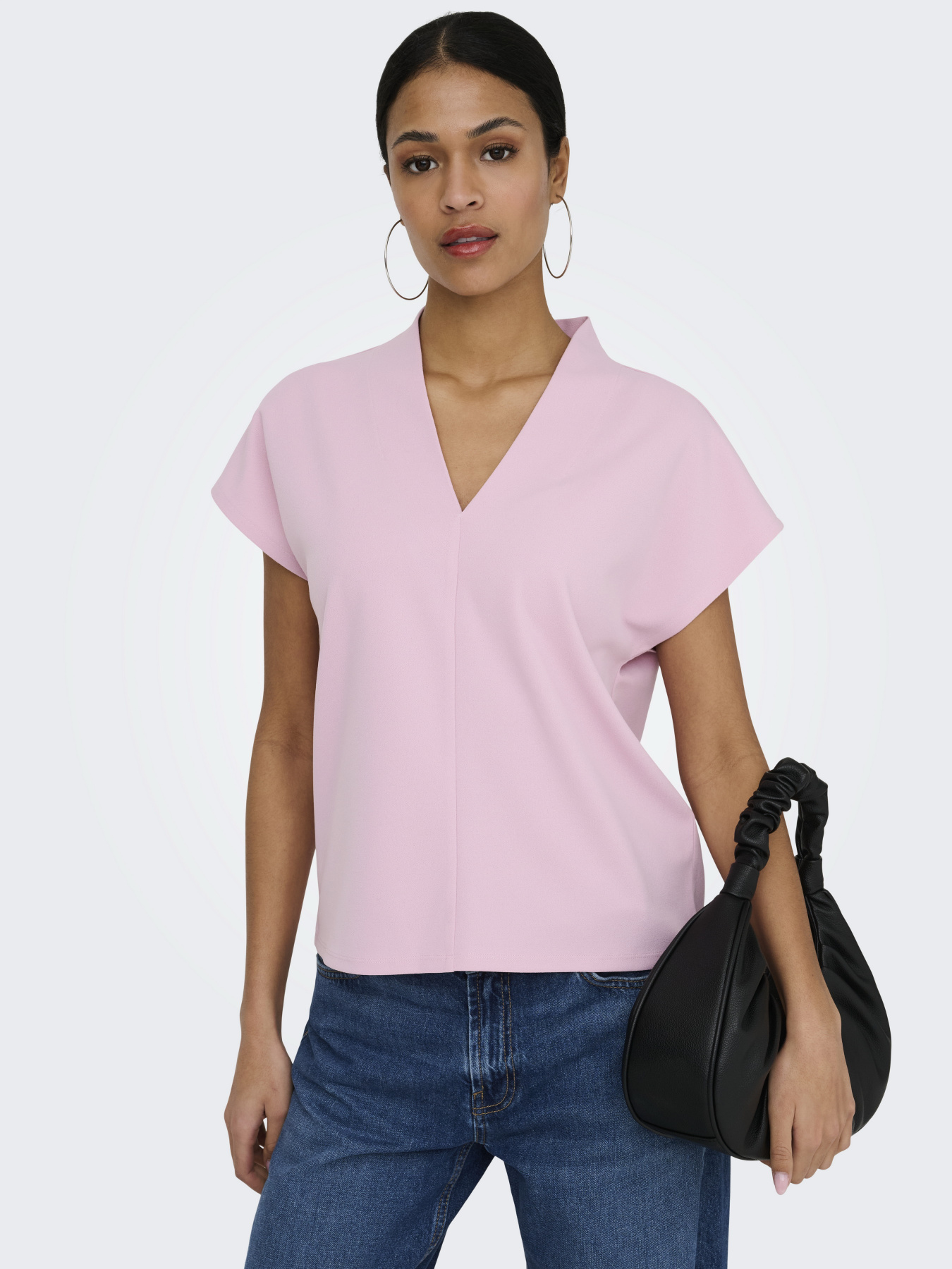 Футболки и поло JDY JOY LIFE S/S TOP модель 15363209_Fragrant Lilac Фото