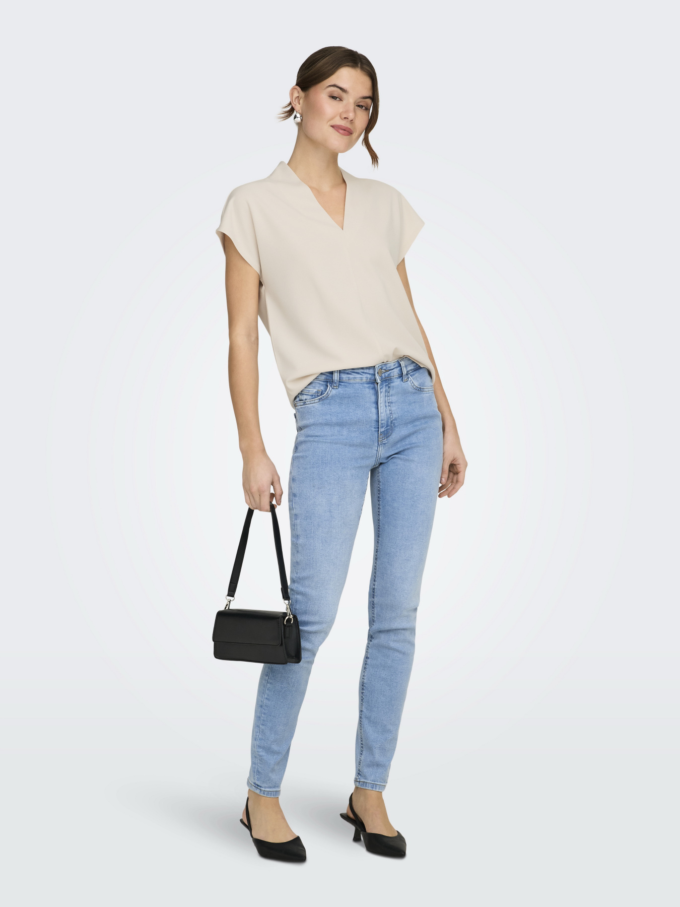 Футболки и поло JDY JOY LIFE S/S TOP модель 15363209_Sandshell Футболки и поло JDY JOY LIFE S/S TOP модель 15363209_Sandshell Фото
